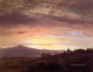 クタール山の風景 ハドソン川のフレデリック・エドウィン教会 Oil Paintings